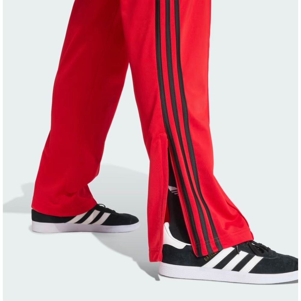 Adidas Originals Firebird Track Pants Classic Fit Red Black XS Better Scarlet - Picture 5 of 12